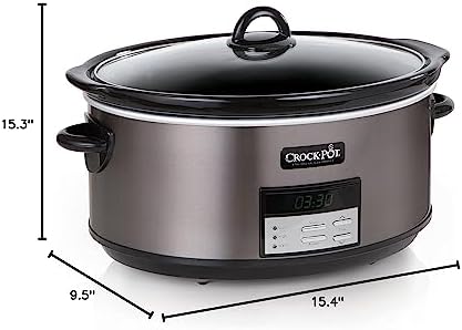 Crock-Pot 8 Quart Programmable Slow Cooker with Auto Warm - Select SC4043