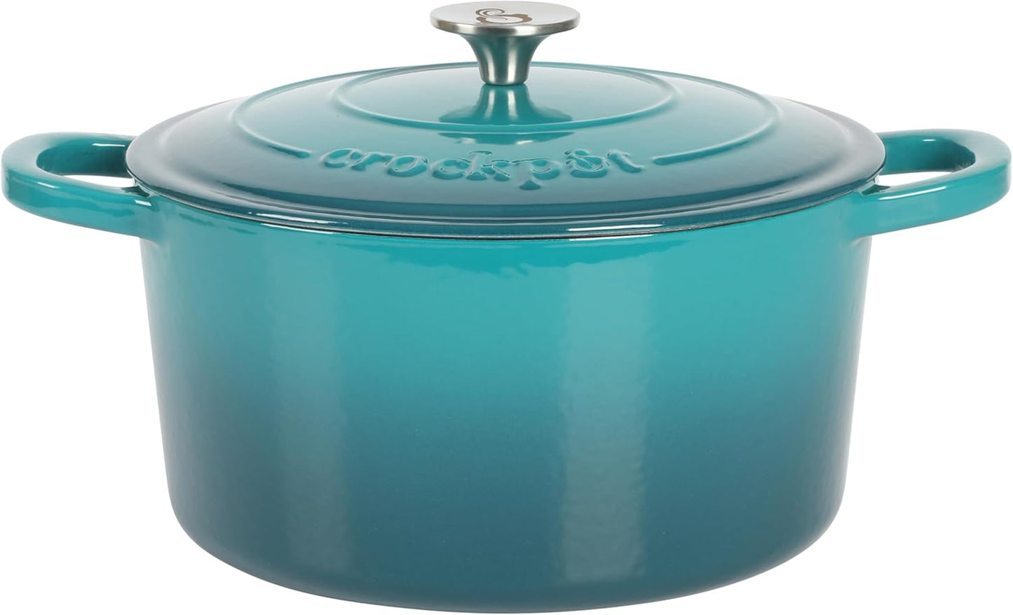 Crock-Pot 3 Quart Enameled Cast Iron Dutch Oven – Aqua - Select SC7188