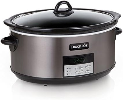 Crock-Pot 8 Quart Programmable Slow Cooker with Auto Warm - Select SC4043