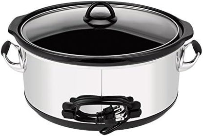 Crock-Pot 7 Quart Programmable Slow Cooker – Polished Platinum - Select SC5783
