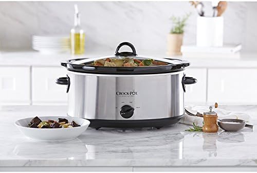 Crock-Pot 7 Quart Oval Manual Slow Cooker – Stainless Steel - Select SC6392