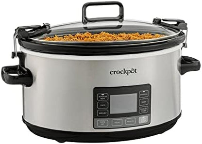 Crock-Pot 7 Quart Portable Programmable Slow Cooker with Timer - Select SC6305