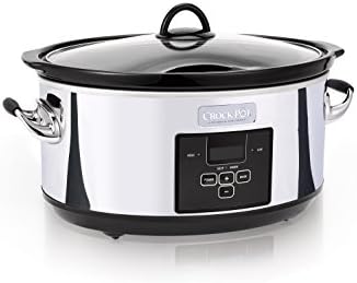 Crock-Pot 7 Quart Programmable Slow Cooker – Polished Platinum - Select SC5783