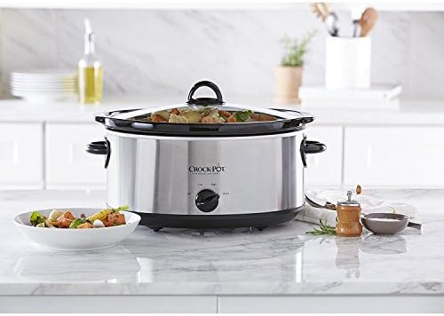 Crock-Pot 7 Quart Oval Manual Slow Cooker – Stainless Steel - Select SC6392