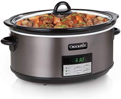 Crock-Pot 8 Quart Programmable Slow Cooker with Auto Warm - Select SC4043