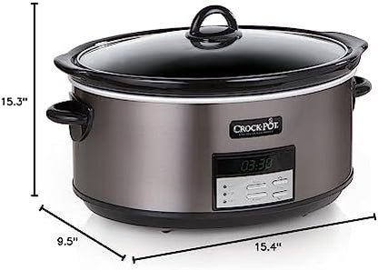 Crock-Pot 8 Quart Programmable Slow Cooker with Auto Warm - Select SC4043