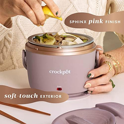 Crock-Pot Electric Lunch Box Food Warmer 20oz – Blush Pink - Select SC8896
