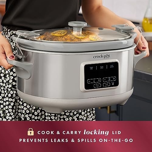 Crock-Pot 7 Quart Programmable Cook & Carry Slow Cooker - Select SC6273