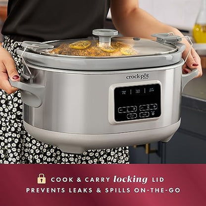 Crock-Pot 7 Quart Programmable Cook & Carry Slow Cooker - Select SC6273