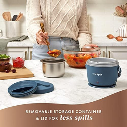 Crock-Pot Electric Lunch Box Food Warmer 20oz – Faded Blue - Select SC2752