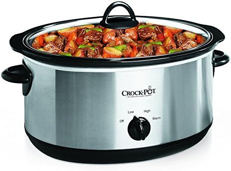 Crock-Pot 7 Quart Oval Manual Slow Cooker – Stainless Steel - Select SC6392