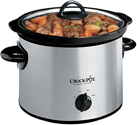 Crock-Pot 3 Quart Manual Slow Cooker – Silver - Select SC3602