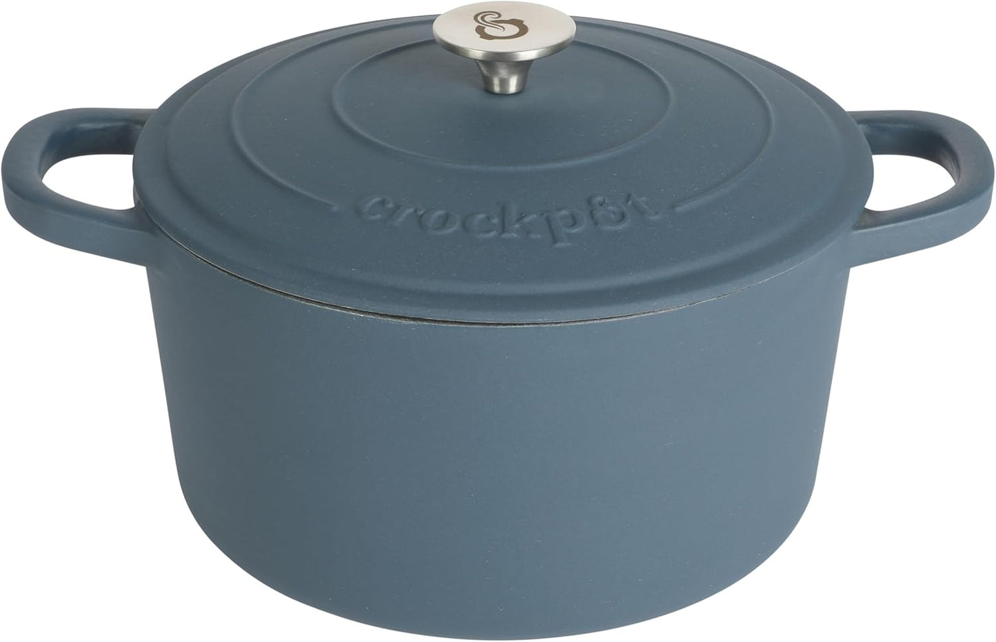 Crock-Pot 3 Quart Enameled Cast Iron Dutch Oven – Aqua - Select SC7188