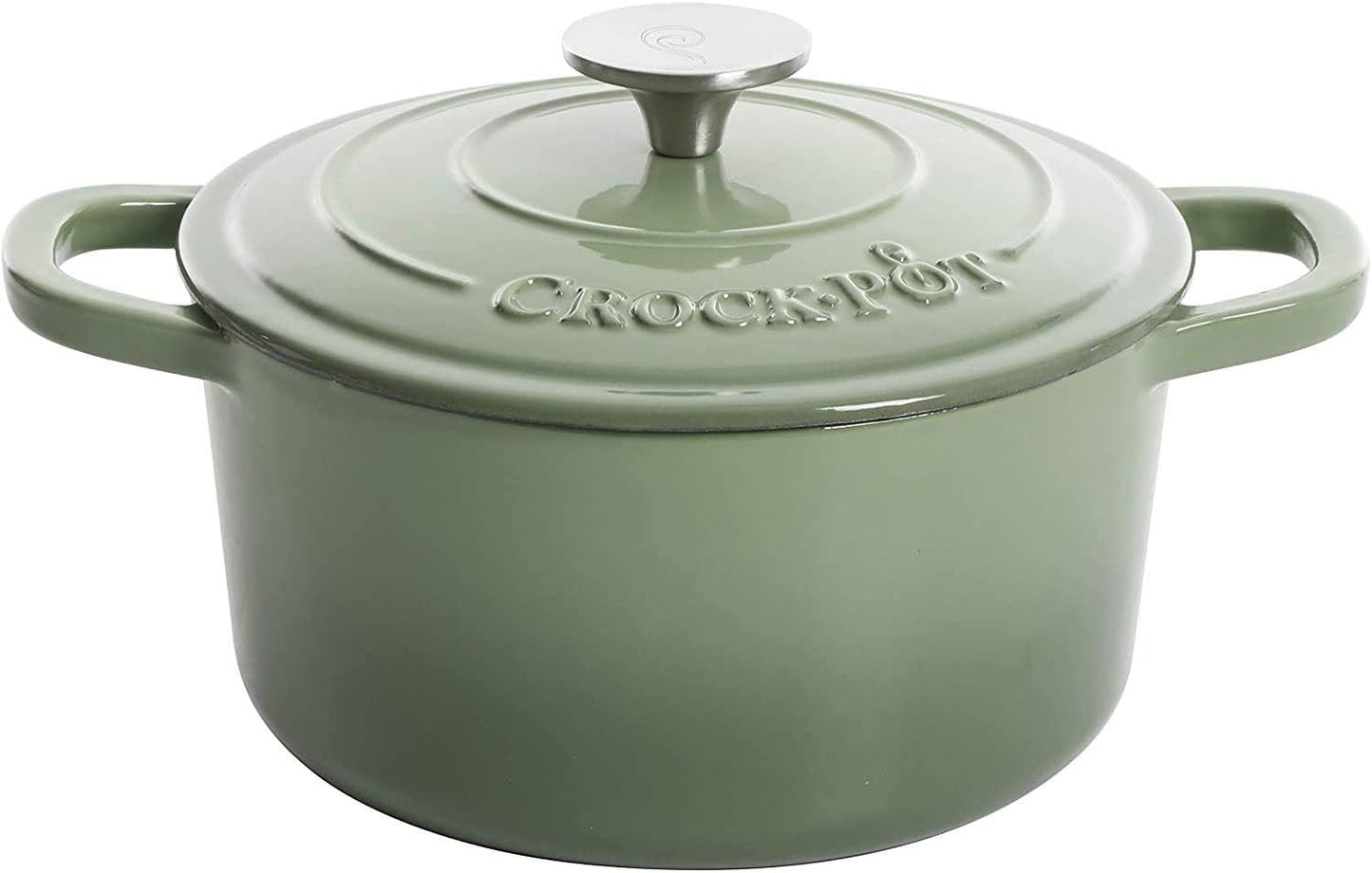 Crock-Pot 3 Quart Enameled Cast Iron Dutch Oven – Aqua - Select SC7188