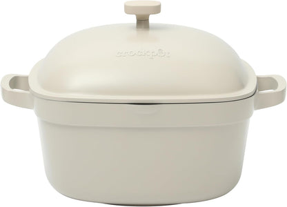 Crock-Pot 3 Quart Enameled Cast Iron Dutch Oven – Aqua - Select SC7188