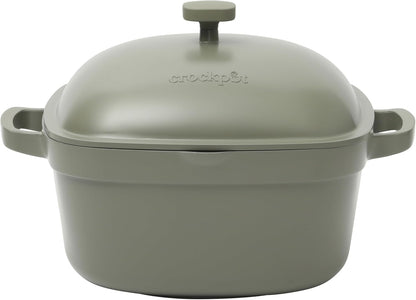 Crock-Pot 3 Quart Enameled Cast Iron Dutch Oven – Aqua - Select SC7188